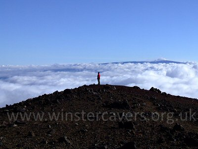 The view from the summit of Mauna Kea - September 2008