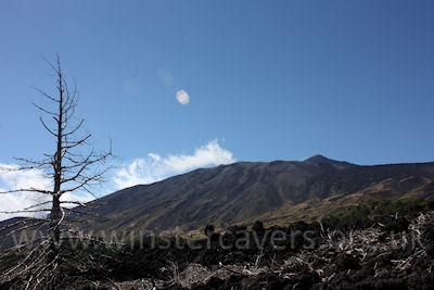Mount Etna as viewed from Piano Provenzana - a lady in waiting?