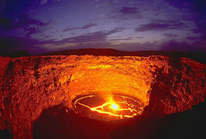 Tha lava lake at Erta Ale