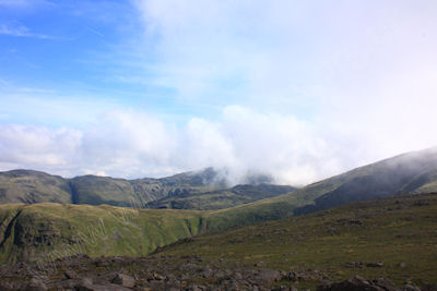 Looking towards Glaramara from Brandreth