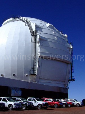 Mauna Kea - one of the William Keck Observatory telescopes - September 2008