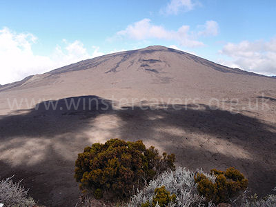 Piton de la Fournaise from the Pas de Bellecombe, Ile de la Reunion, September 2009