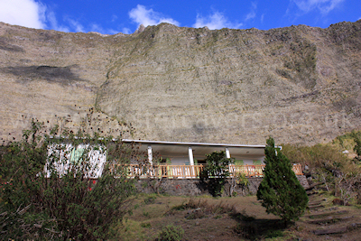 The Gite de Roche Plate and its stunning backdrop, Cirque de Mafate, Ile de la Reunion, September 2009