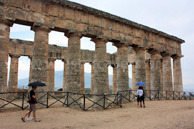 The Greek temple at Segesta