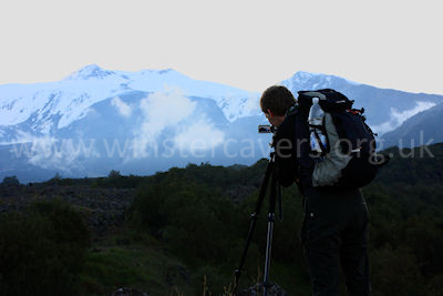 Looking towards mount Enta's Summit from the Valle del Bove.