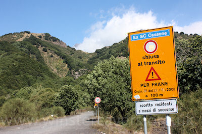 Looking up to the Serra del Salifizio - June 2010