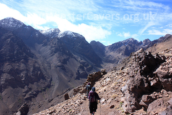 The Toubkal valley, with this years' first snow